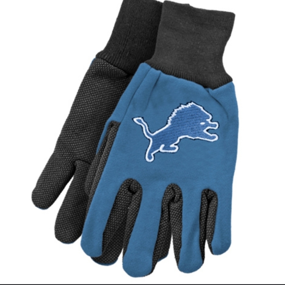 NFL Detriot Lions Utility Gloves